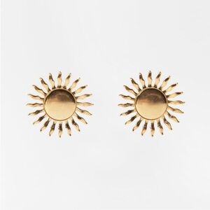 Zara Sun Gold Earrings